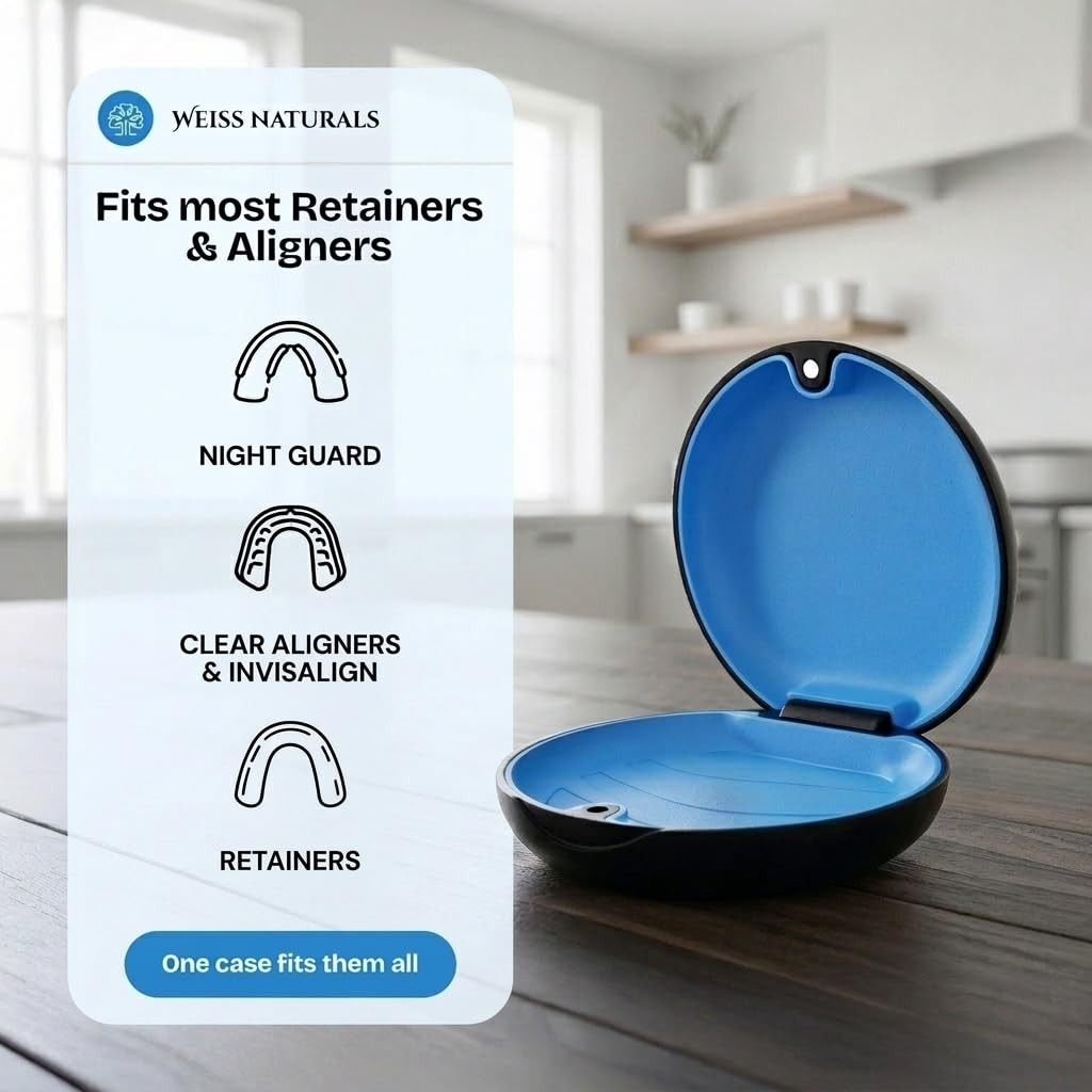 Retainer & aligner Case, Slim Aligner Case Sky Blue