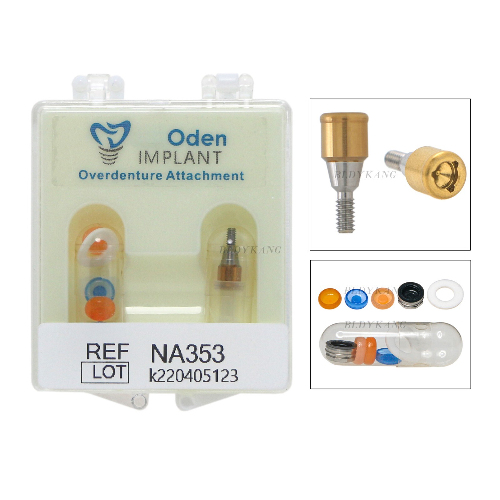 Dental NP/RP Removable Conical Attachment Male Cap Loc ator Core Tool For Nobel
