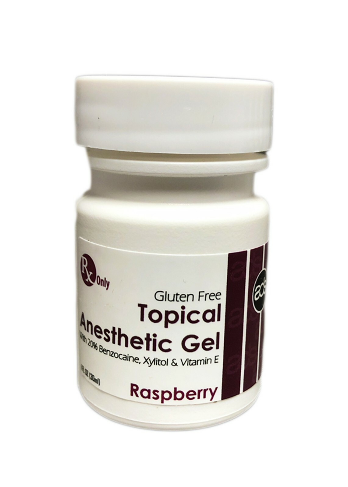 ADS 20% Benzocaine Topical Anesthetic Gel RASPBERRY 1 JAR