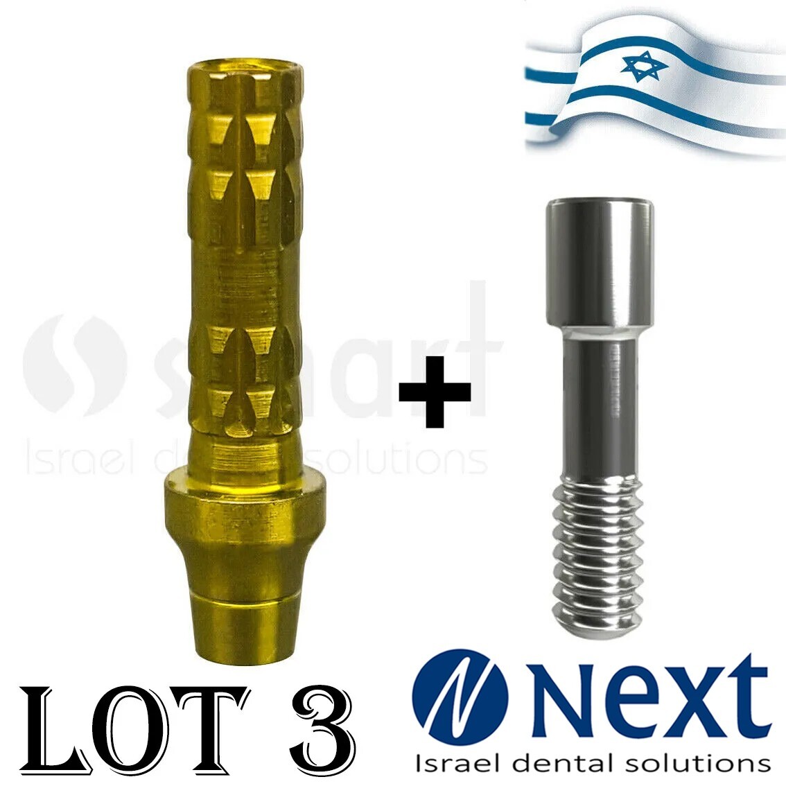 Lotx3 Straigt Temporary Abutment MIS conical C1 NP free rotation