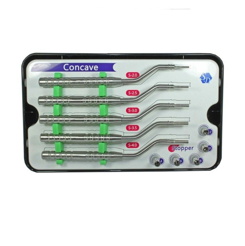 1pcs Dental Surgident SD Osteotome Kit Concave Cupped Surg ical Tool Sinus