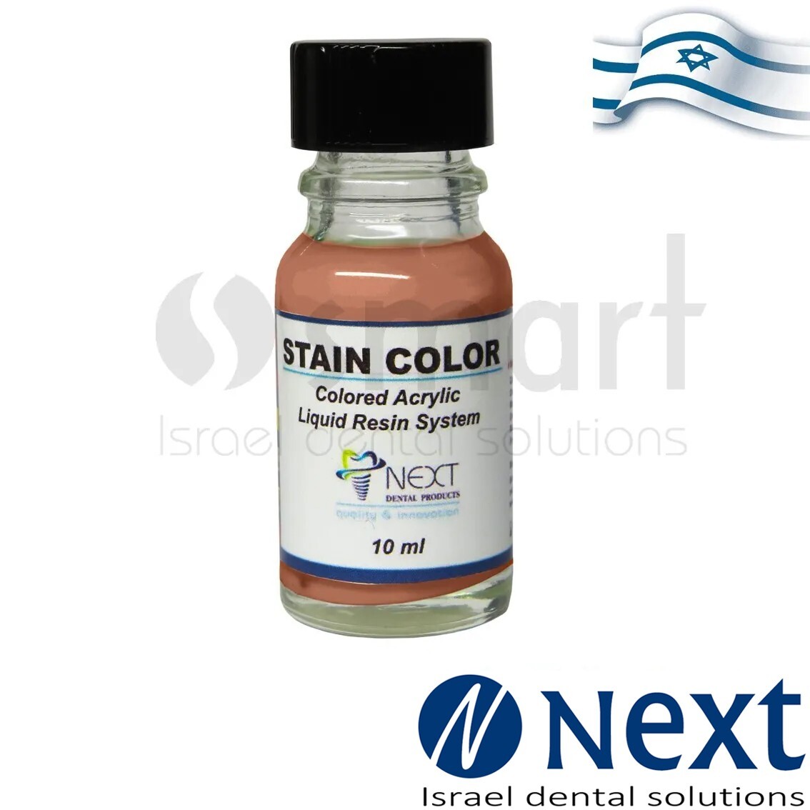 Dental Stain Color teeth shade acrylic liquid resin system Brown 10 ml Israel