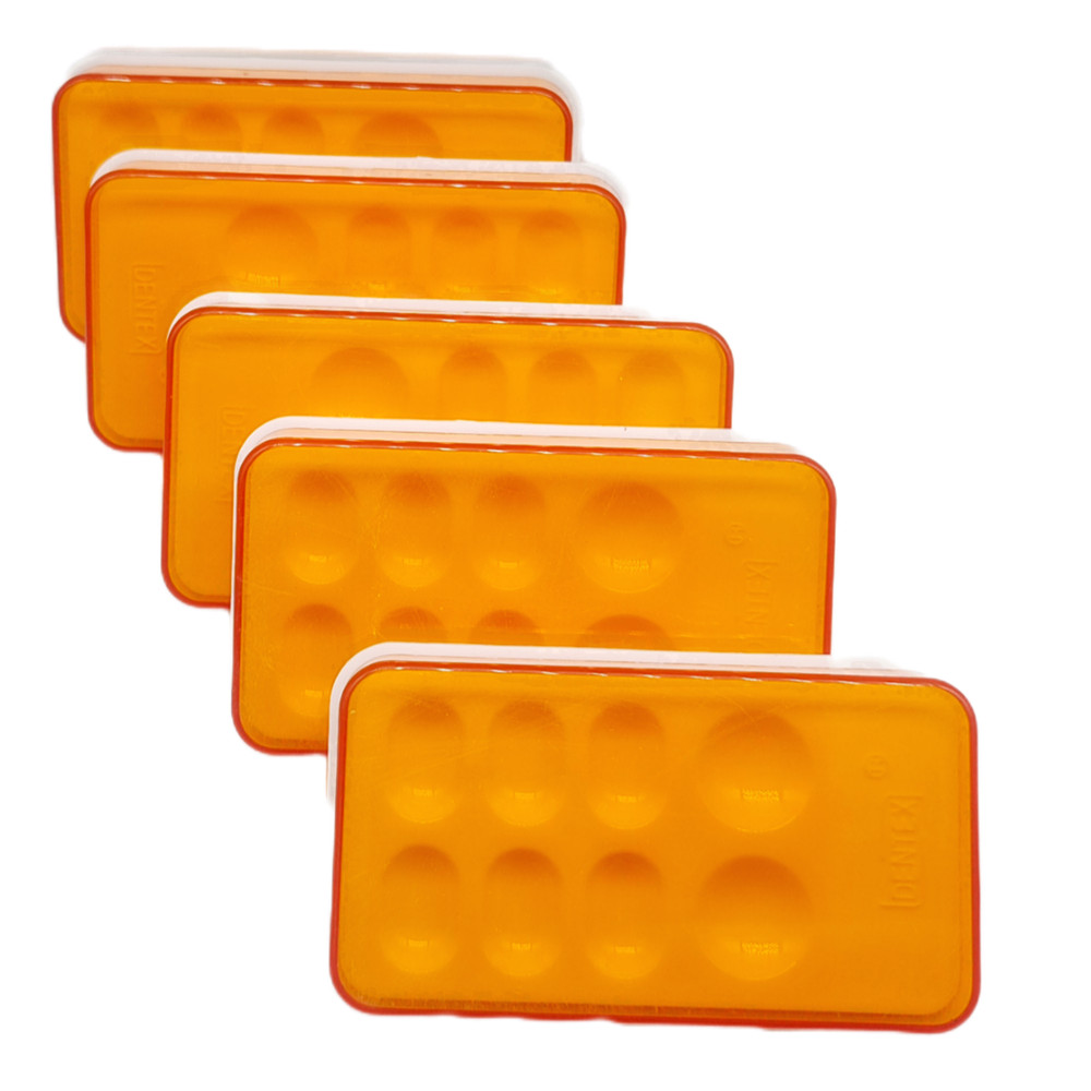 5Pcs Dental Composite Resin For Mixing Type Orange Cover Anti-light Orange Box