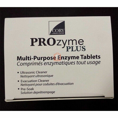 2x 64 Tablets Prozyme Plus Ultrasonic & Evacuation Cleaning pre-soak 3 in 1 Mint