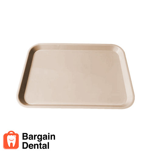 Plasdent Dental Instrument Flat Setup Trays Size B Sand 5/Pack
