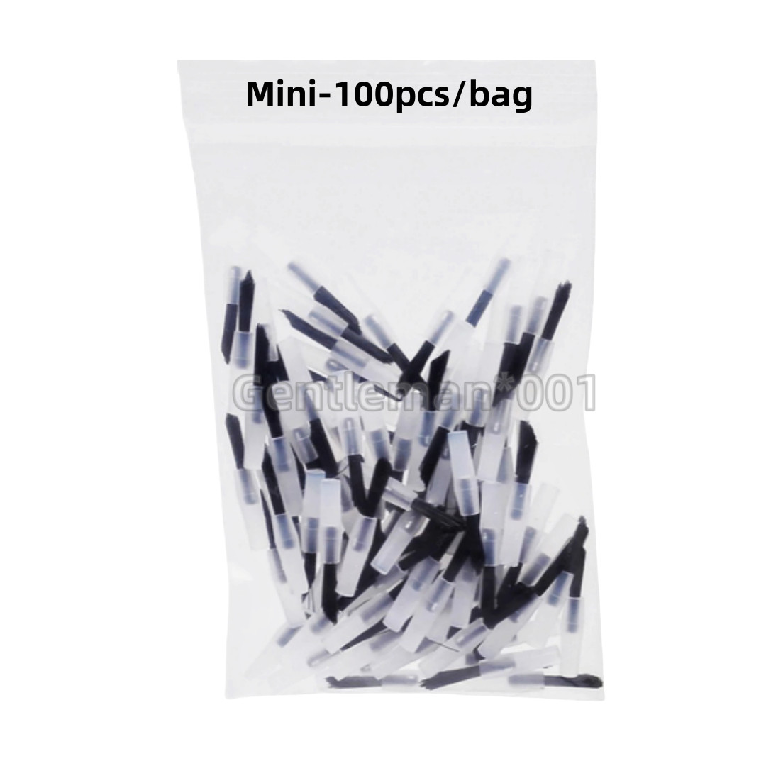 Dental Micro Brushes Composite Resin Disposable Mini Applicator Brush Tip Handle