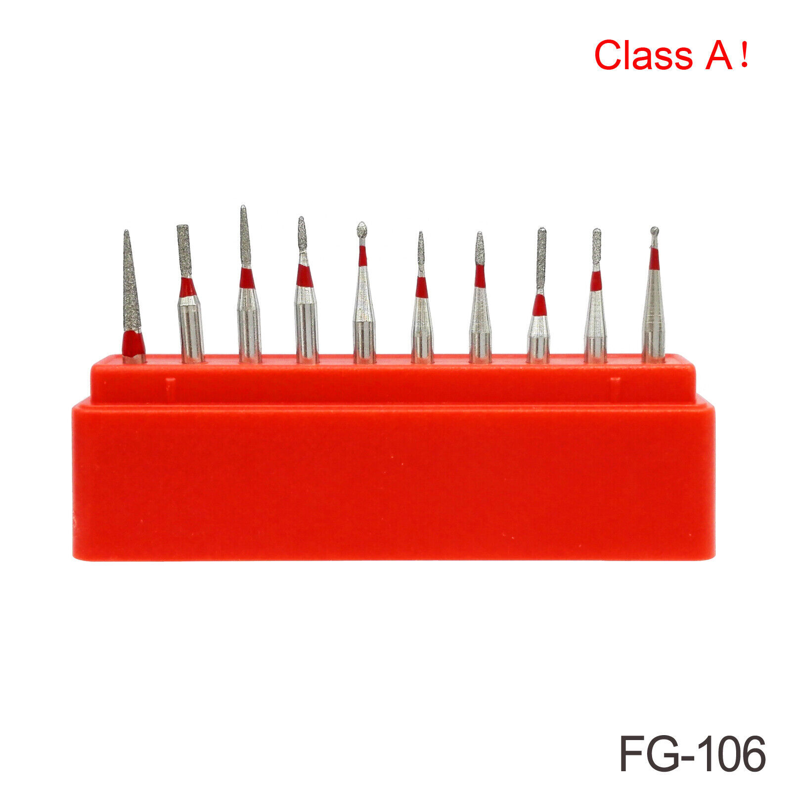 Dental Diamond Burs Drills FG Kit High Speed Handpiece 17 Types for Choice
