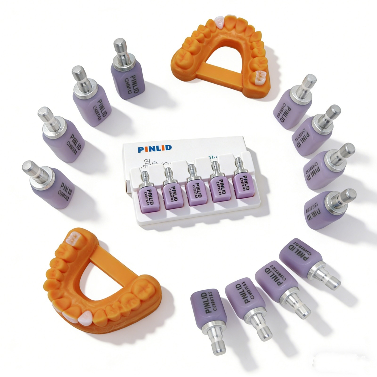 Dental C14 HT/LT/MT Lithium Disilicate CAD/CAM Blocks for CEREC e.max 5 PCS/Box