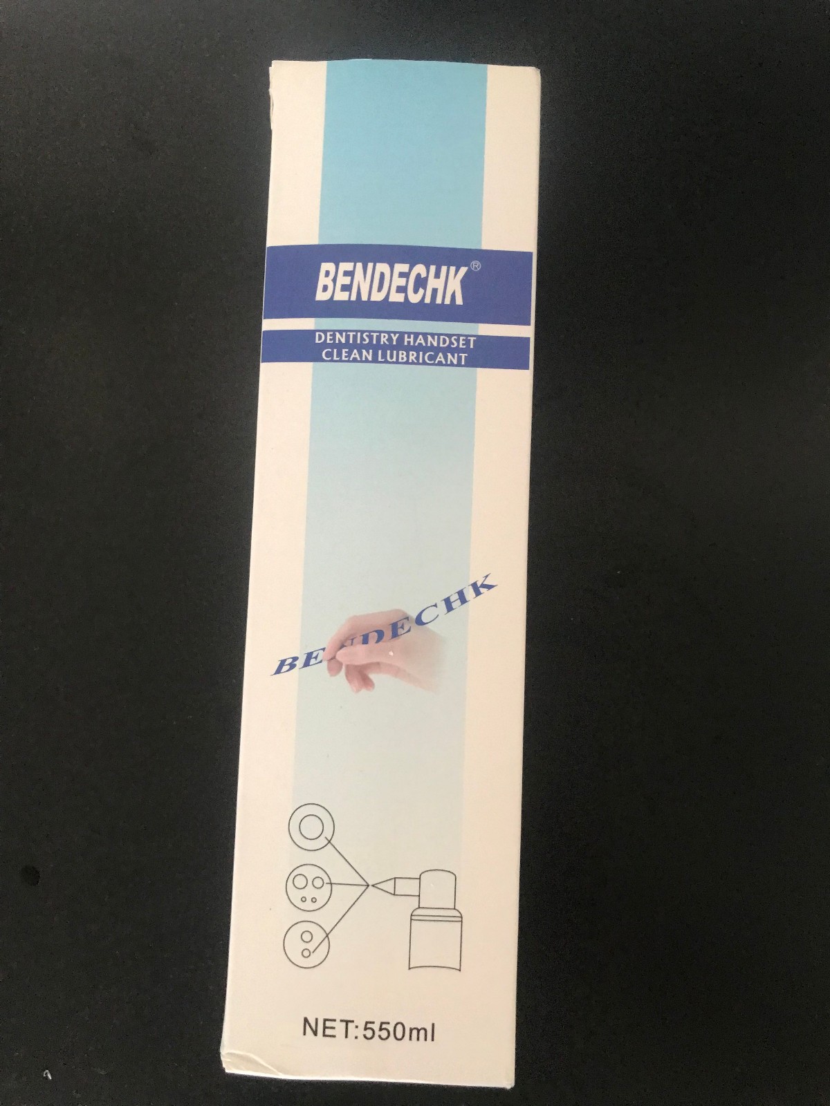 BENDECHK 2 PACK – Handpiece Lubricant Spray 550mL for KAVO MIDWEST NSK W/ Nozzle