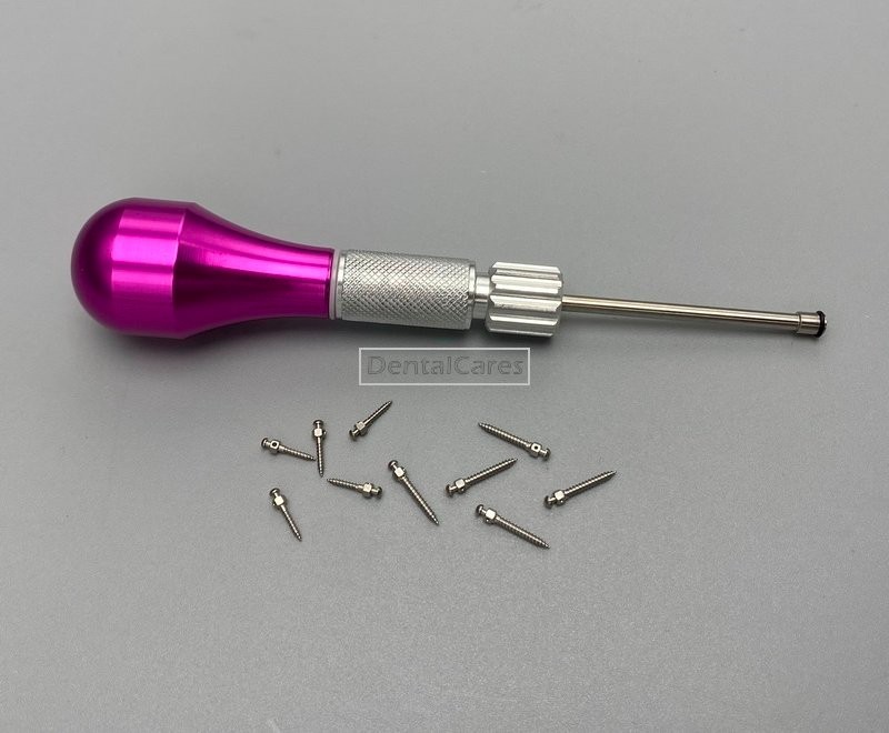 Dental Orthodontic Bolts Micro Implants Mini Screw Self-Drilling Screwdriver Kit