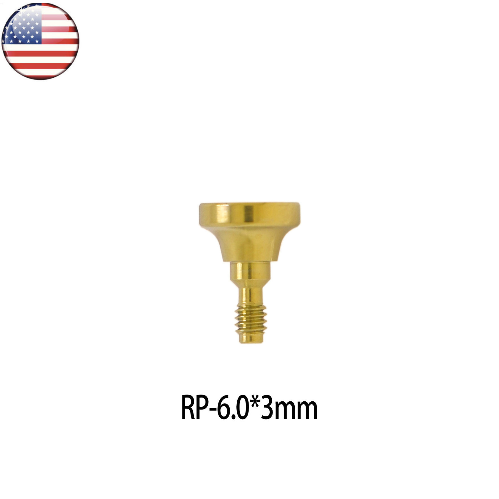US NOBEL Dental Healing Abutment RP/NP Compatible Active ∅3.6 ∅5.0 ∅6.0 H3/5/7mm