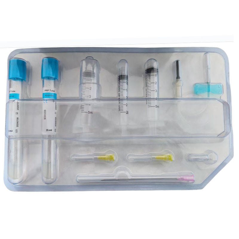 1 Complete Kit with One or TWO P-R-P Tube 15/10ML Separation Gel Anticoagulant