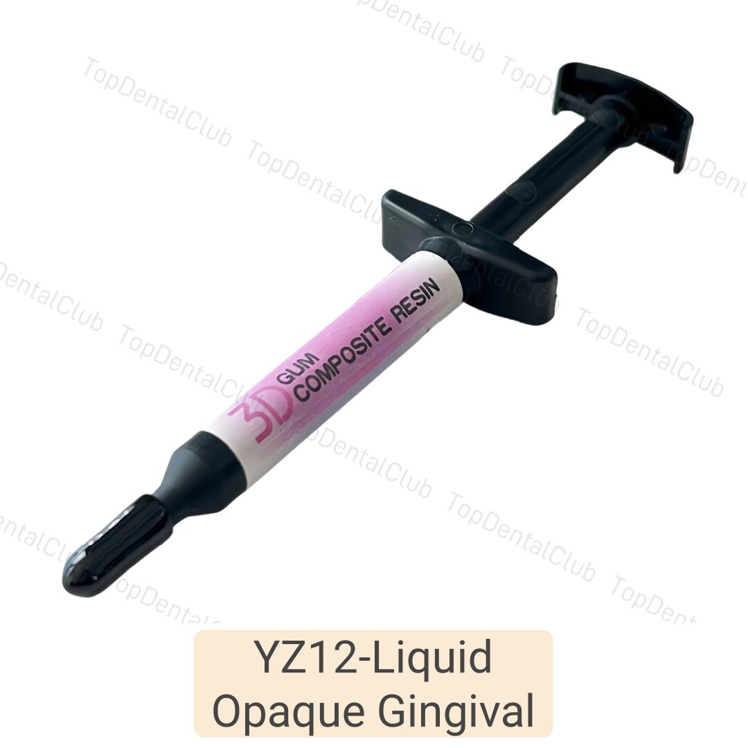 Dental Gingiva Aesthetic Resin Gum Pink 3D Composite Resin Syringe Adhesive Kit