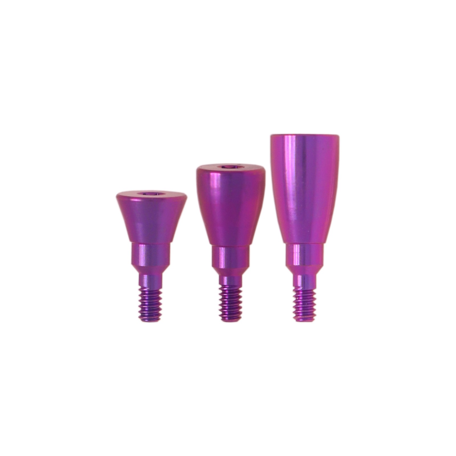 5Pcs Dental Healing Abutment & Closure Cap Fit Straumann BL/BLT NC RC Bone Level
