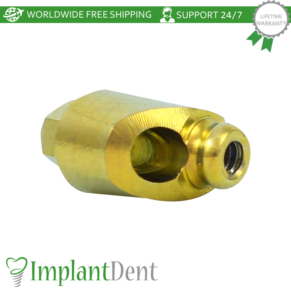 1x Dental Angulated 30° Loc-Low Attachment Set Int Hex 2.42mm