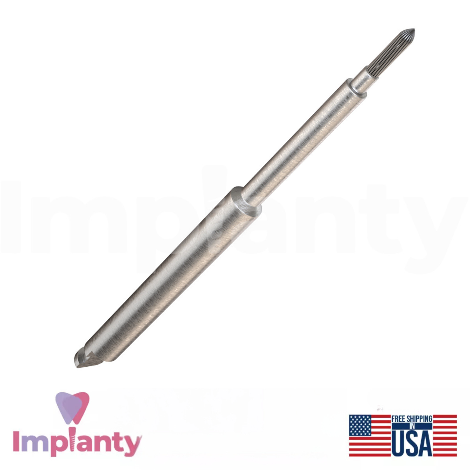GDT Dental Fixture Surface Cleaning Brush Titanium Bristles Dentistry Tool