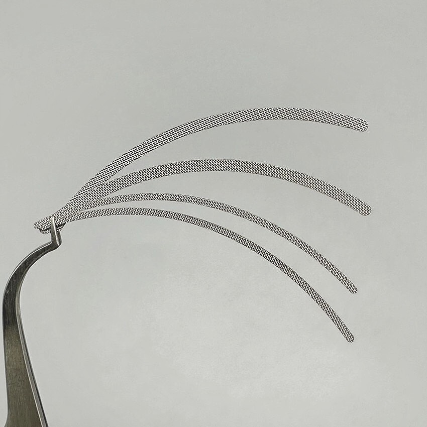 Dental Orthodontics Lingual Retainer Universal 1.2/2.0mm Mesh Base Wire Bondable