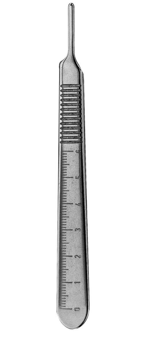 SCALPEL HANDLE STAINLESS STEEL HU-FRIEDY (x3)