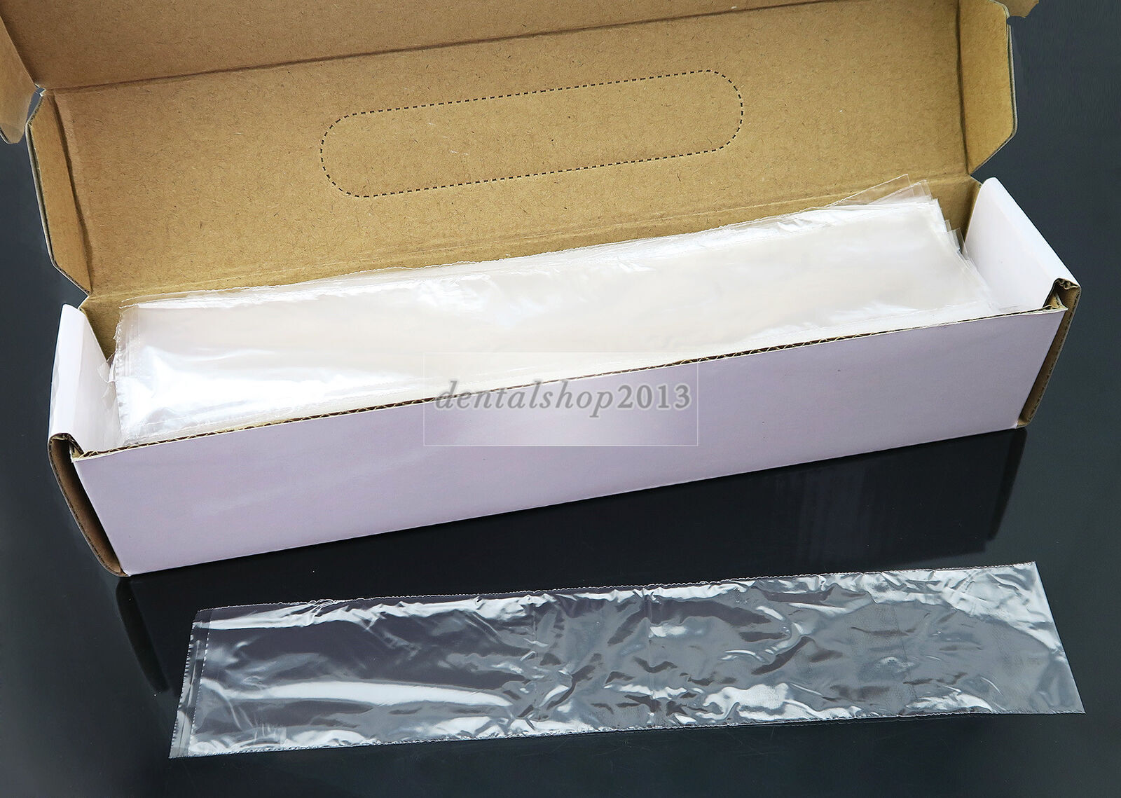 500pcs Digital X-ray Sensor Sheath RVG Sensor Sleeves Cover 4.1X19.7cm USA Stock