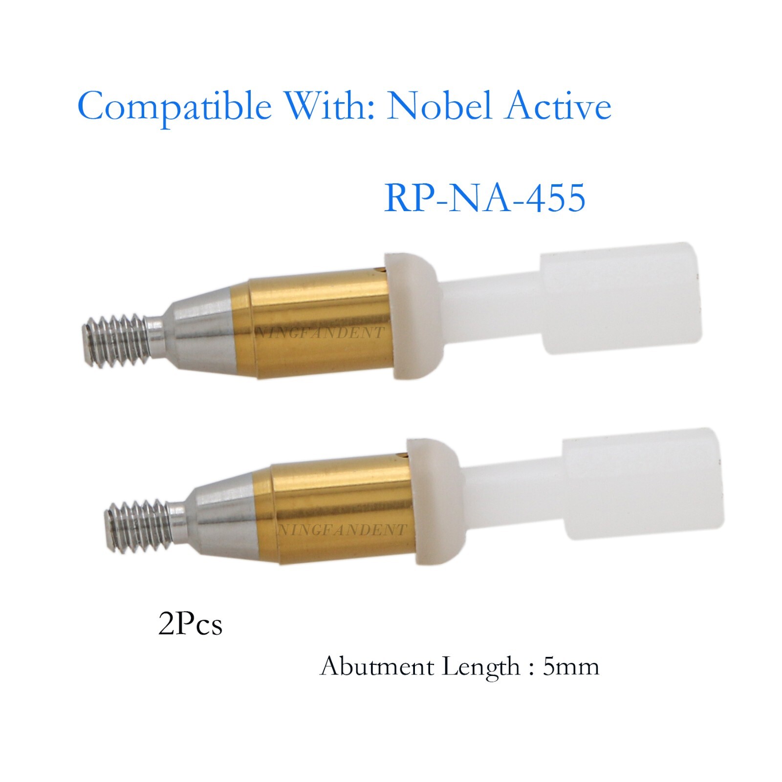 Nobel Biocare Active RP Locator Abutments For 1-5mm GH Conical Connection Ø4.3mm