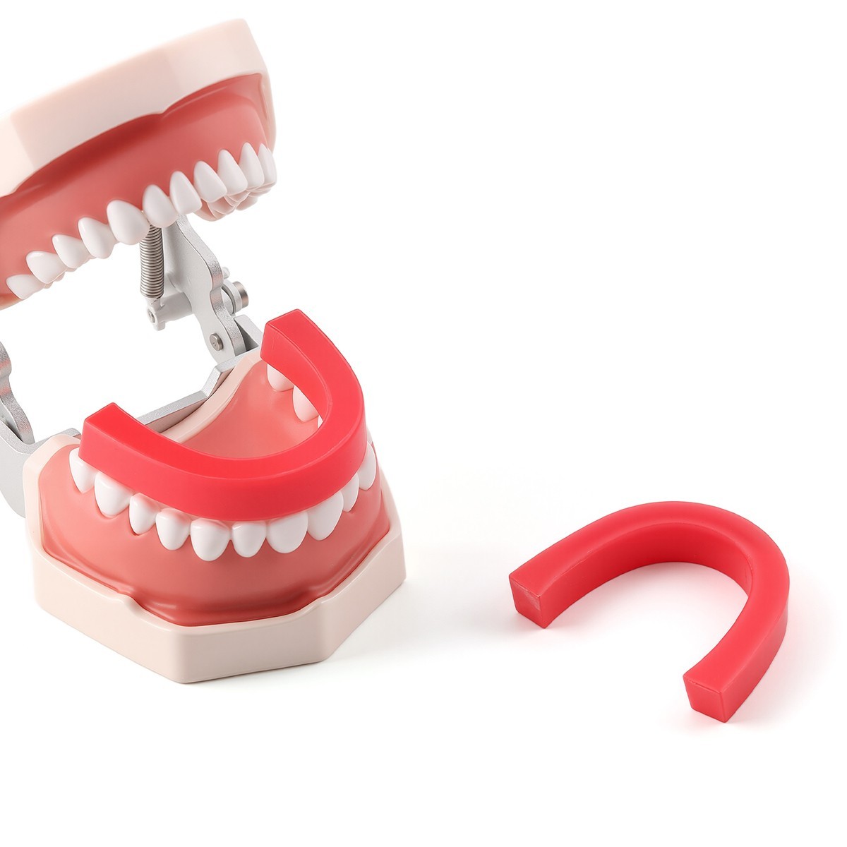 Dental U Shape Wax Rim Model Base Plate Wax Occlusal Wax Casting Bite Block Red