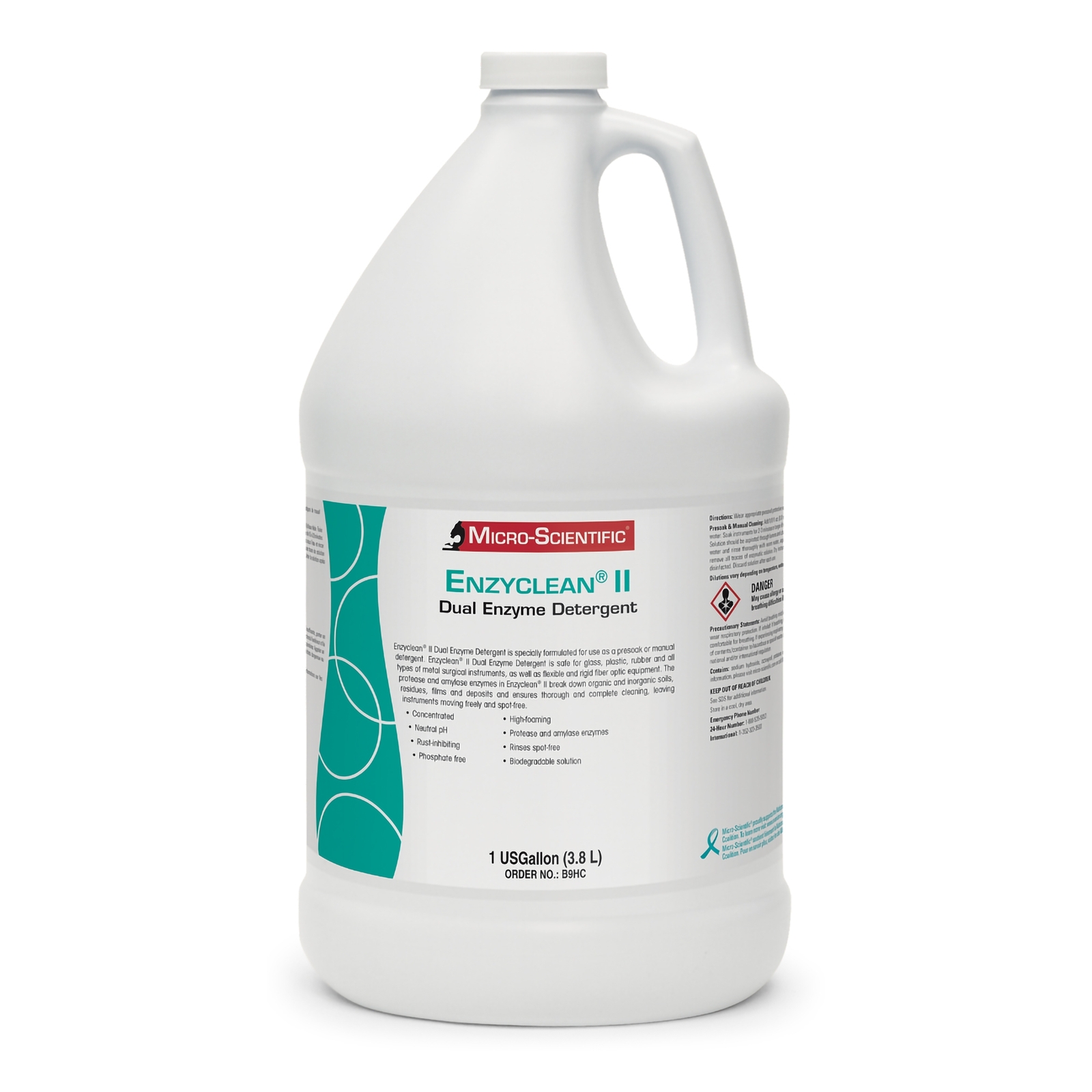 Enzyclean II Dual Enzymatic Instrument Detergent 1 gal. 1 Ct