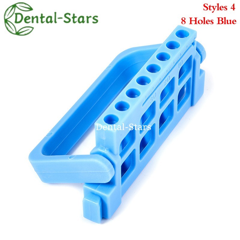 8/16 Holes Dental Bur Endo Files Block Holder Stand Autoclave Disinfection Box