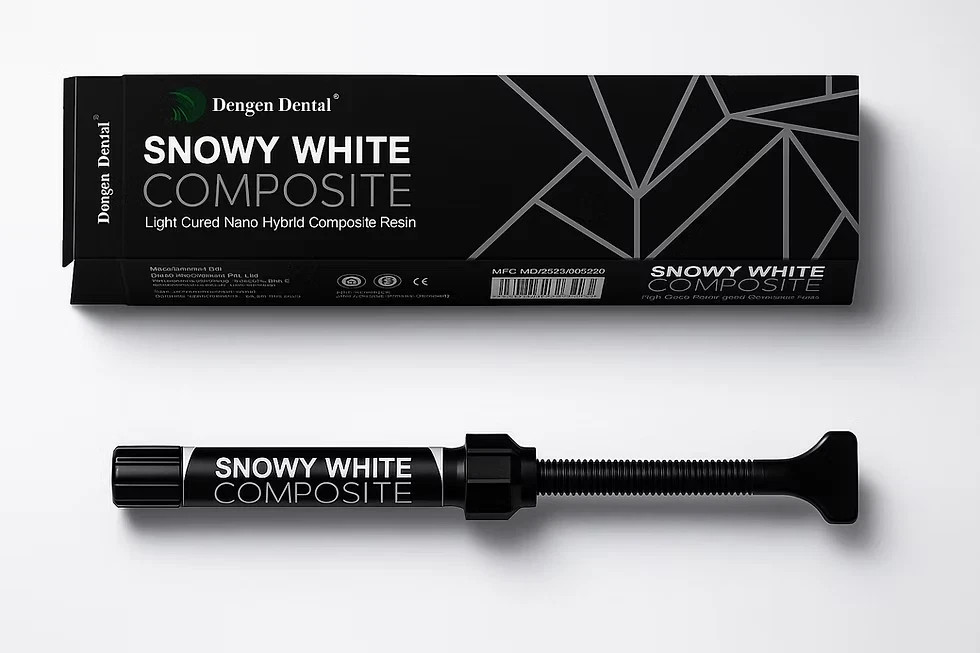 Nano Hybrid Restorative Composite 4gDental SNOWY WHITE BLEACH SHADE Light Cured