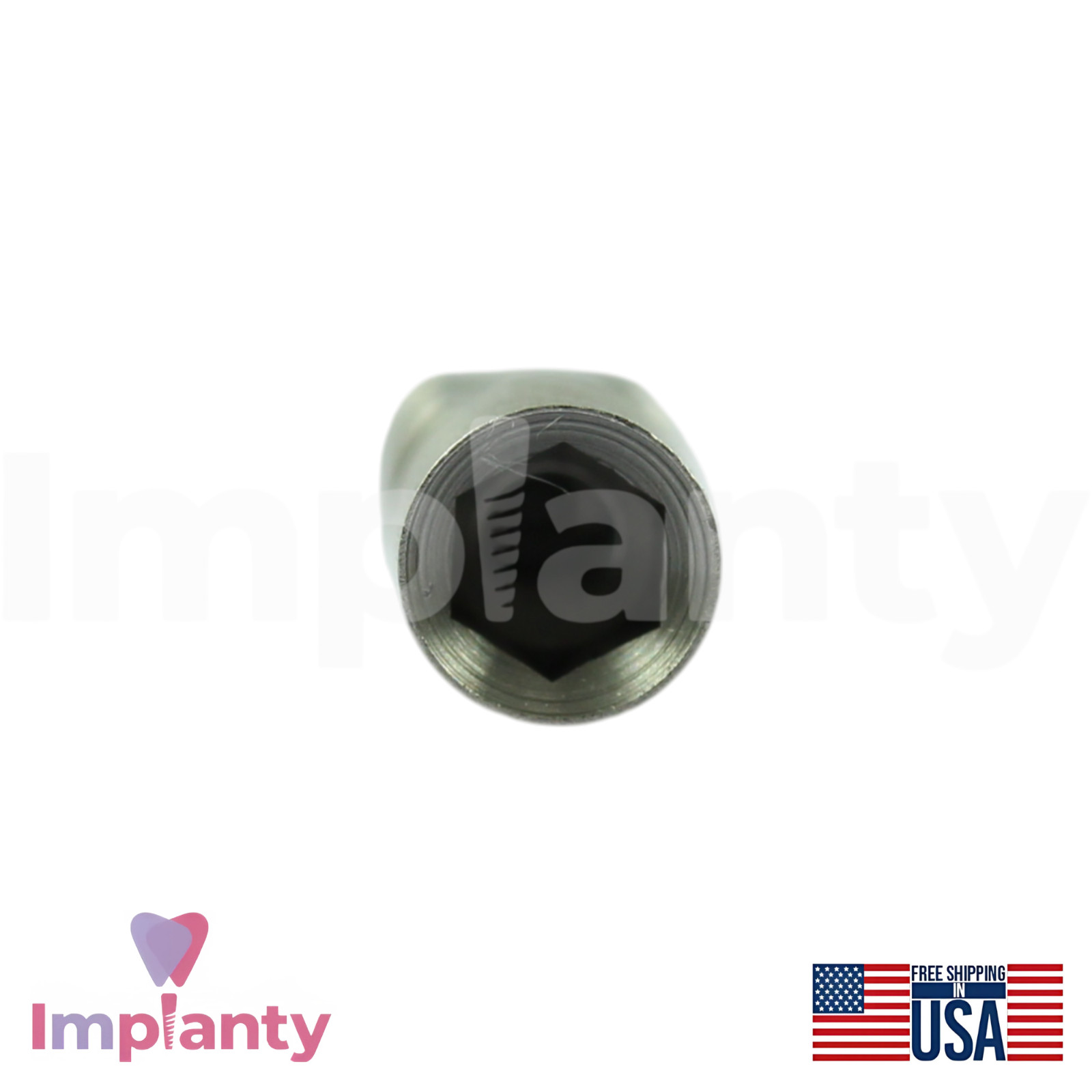 10x MIS® Seven Compatible Dental Fixture Analog Ø3.75mm Int Hex 2.45mm