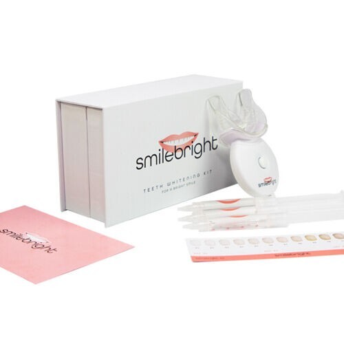 SmileBright 35% Teeth Whitening LIGHT Kit with 3 syringes & bleaching trays