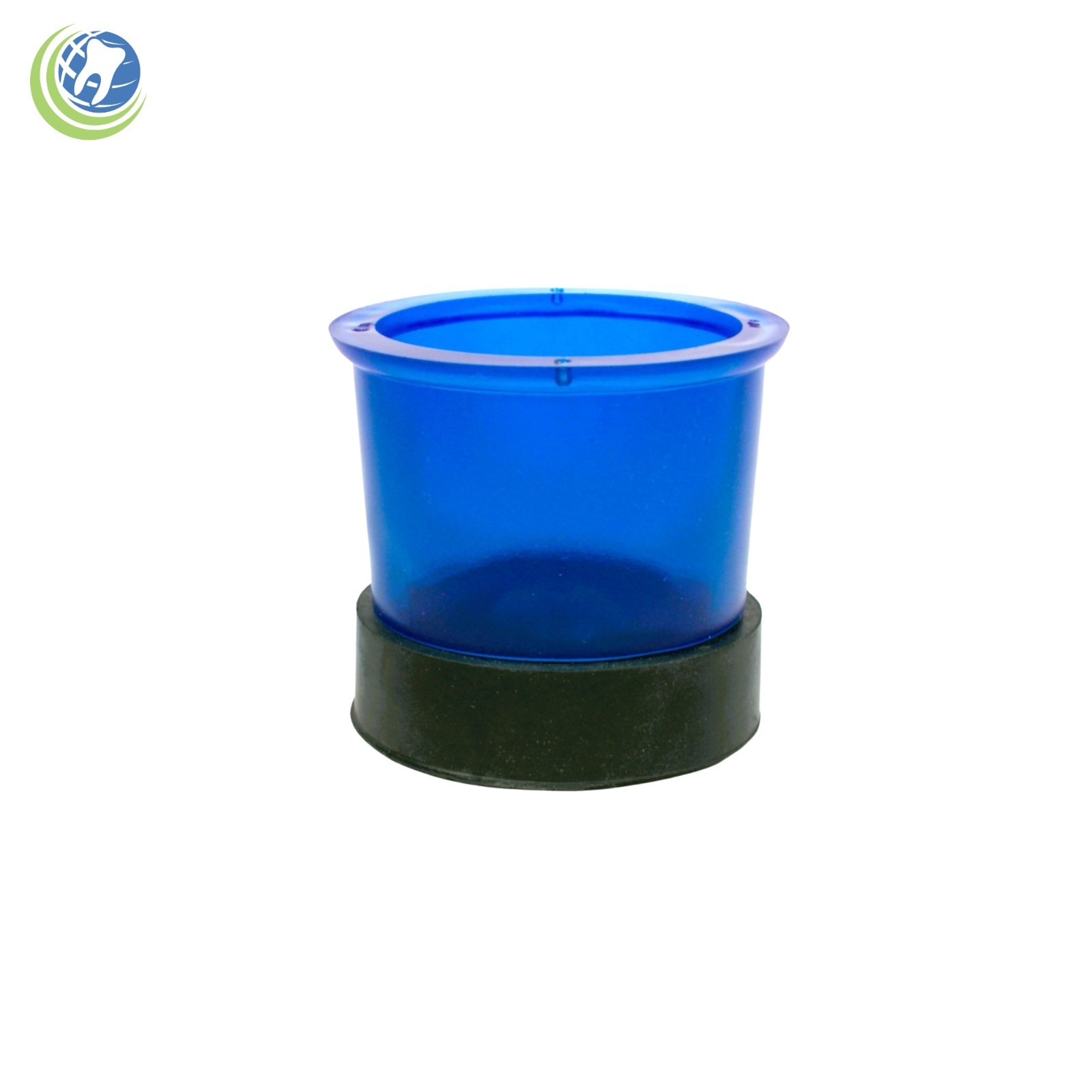 5 PIECE SET DENTAL JEWERLY SILICONE ROUND CASTING FLASKS RINGS FORMERS W/BASE