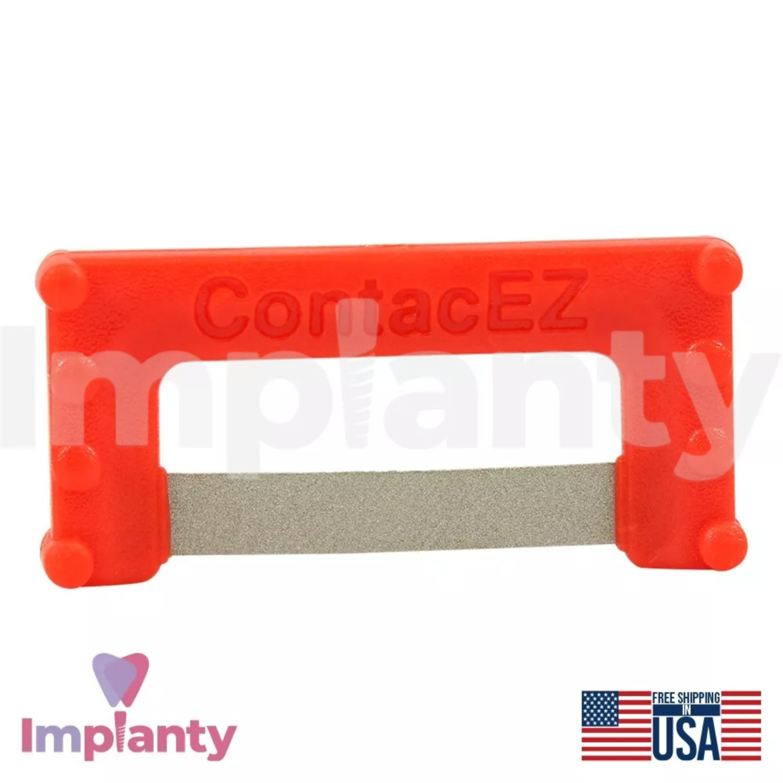 Assorted Colors IPR Plus Dental Strips Set 8pcs Stainless Steel Diamond Coating