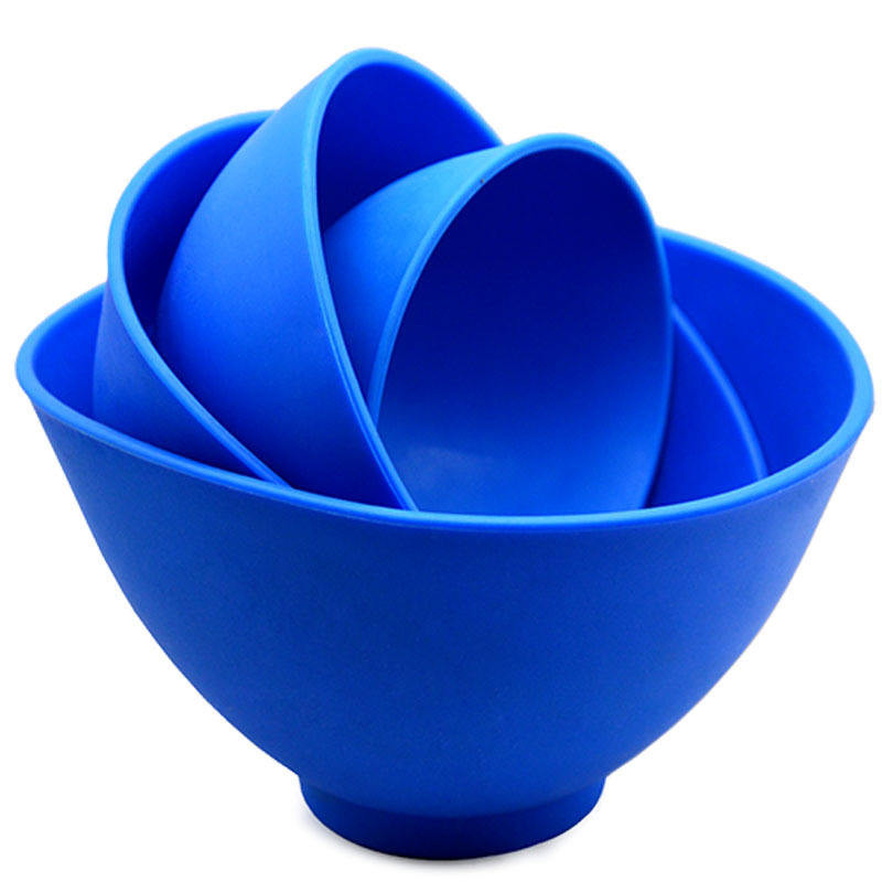 4PCS Dental Plaster Alginate Silicone Flexible Mixing Bowl + 2 Mixing Spatulas