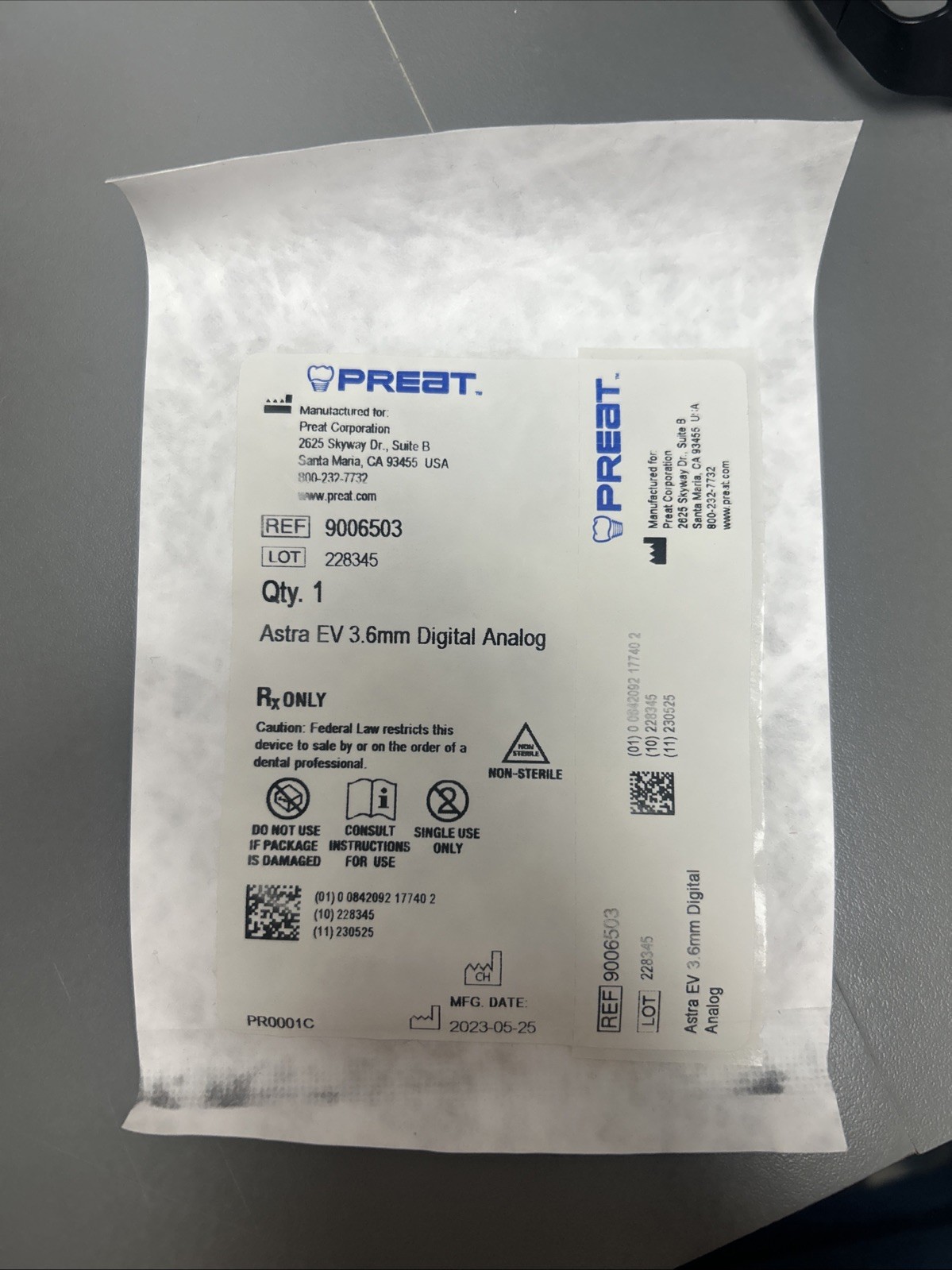 Preat Astra EV 4.2mm And 3.6 Digital Analog