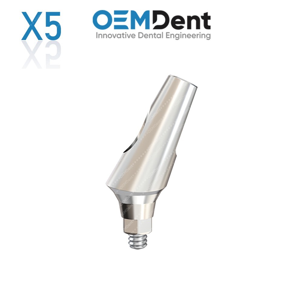 x5 Angulated Prosthetics 25° Narrow Platform DSI® NP Compatible Conical