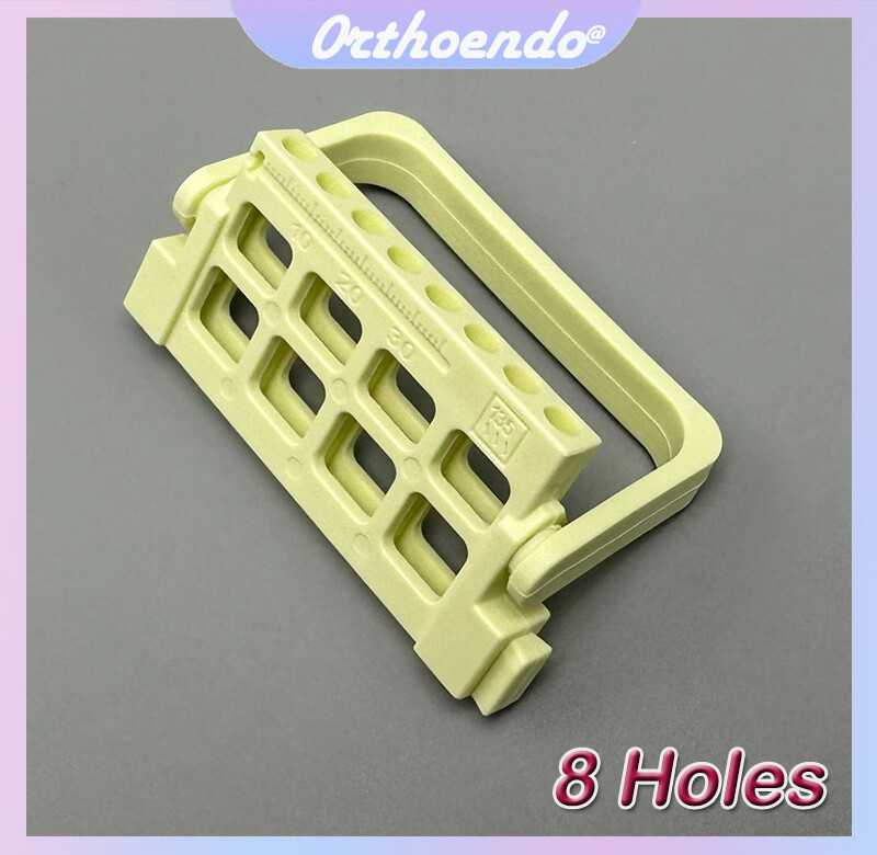 Dental 8/16 Holes Bur Endo Files Block Holder Stand Autoclave Disinfection Box