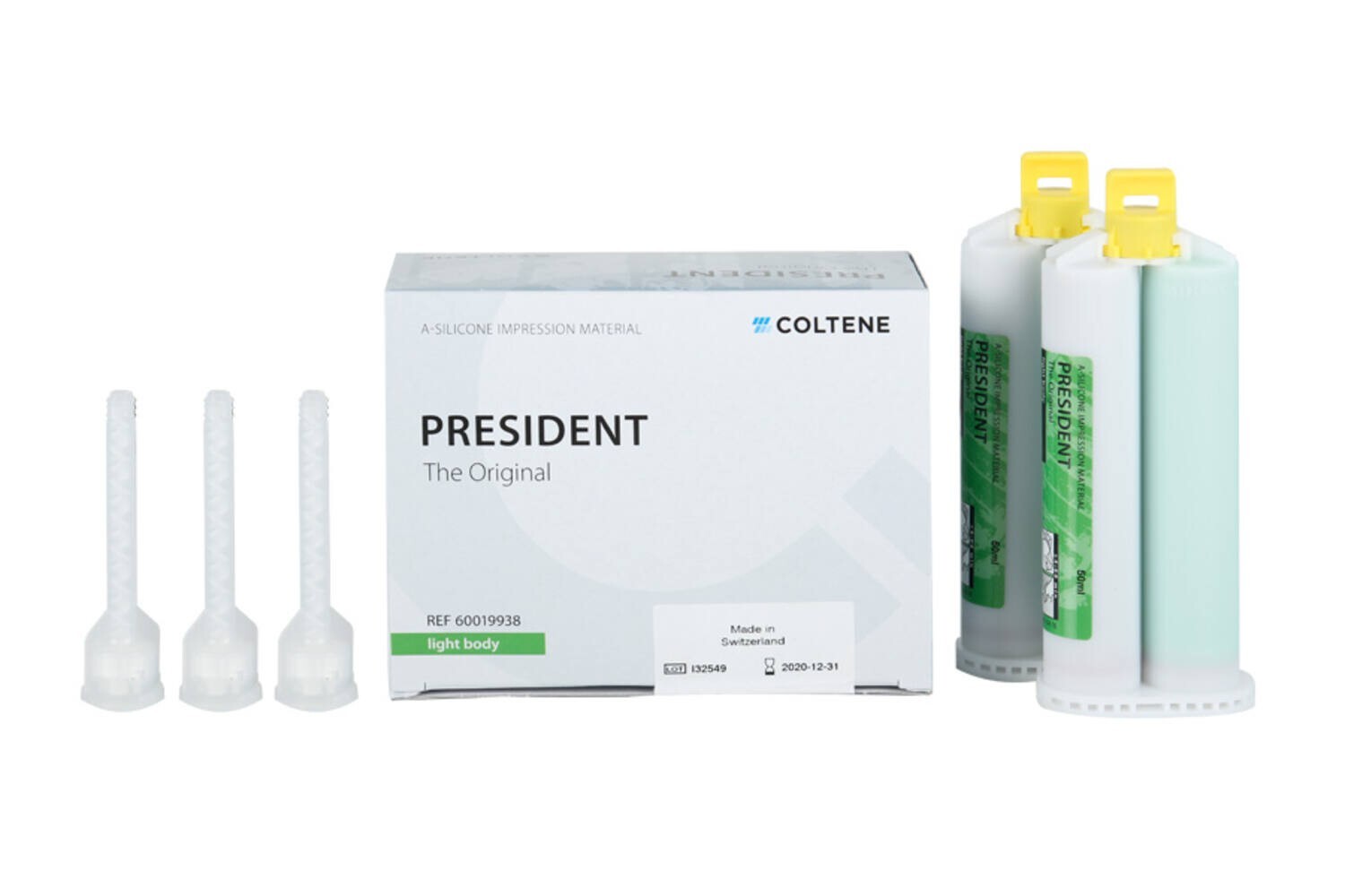 Coltene PRESIDENT Original Light Body A Silicone Based Dental Impression Materia