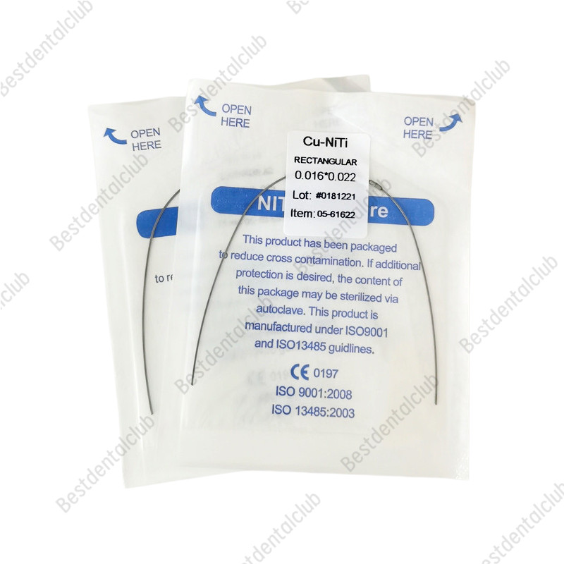 Dental Orthodontic Copper Cu-Niti Wires Rectangular Arch Wires Damon Stop