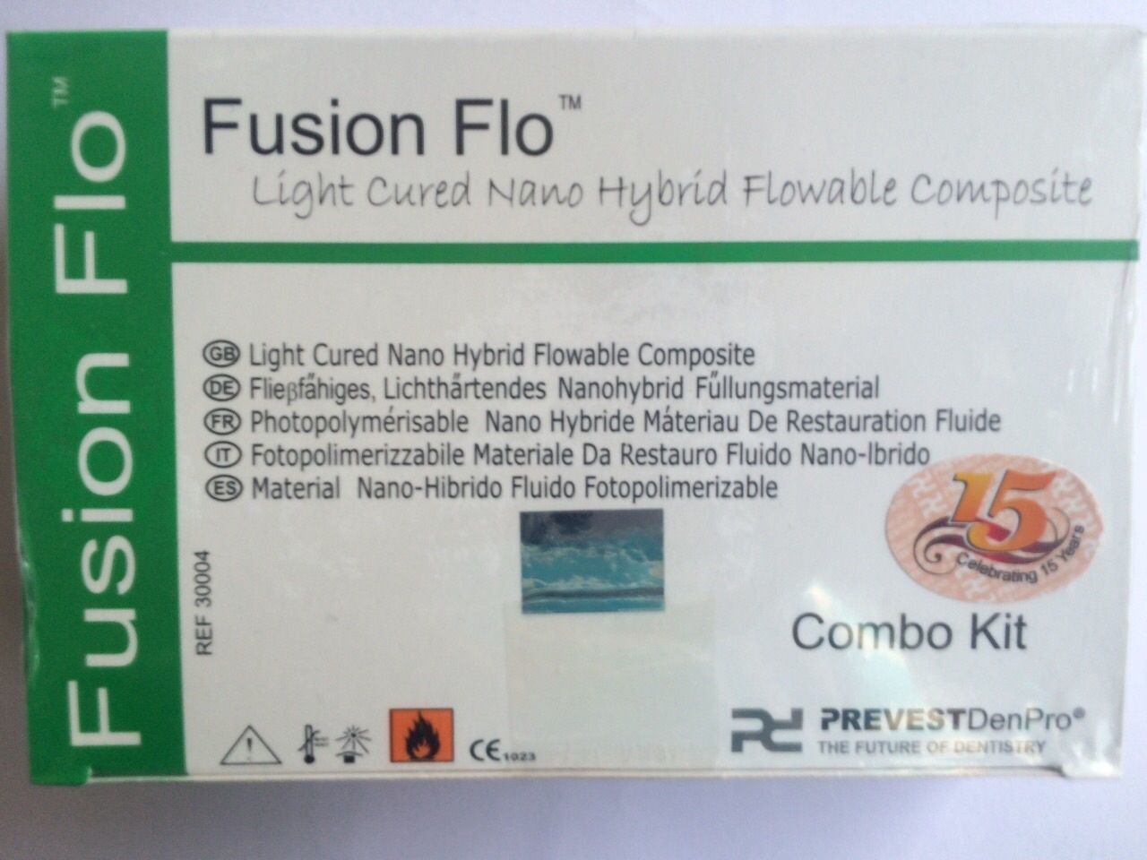 Fusion Flo Light Cured Kit Universal Nano Flowable Dental Composite 4X4
