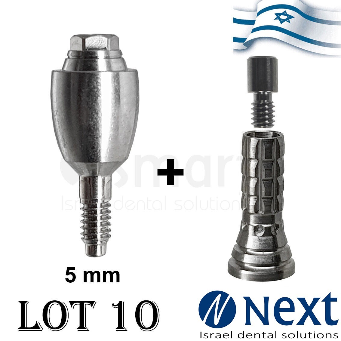 Lotx10 Straight Multi Unit Abutment MIS Regular SP 2.42 hex titanium 5MM