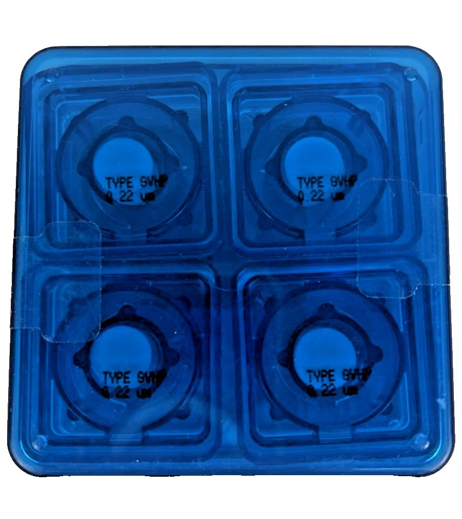Millipore GVHP01300 0.22μm DURAPORE Membrane Filters 100 Count (Factory Sealed)