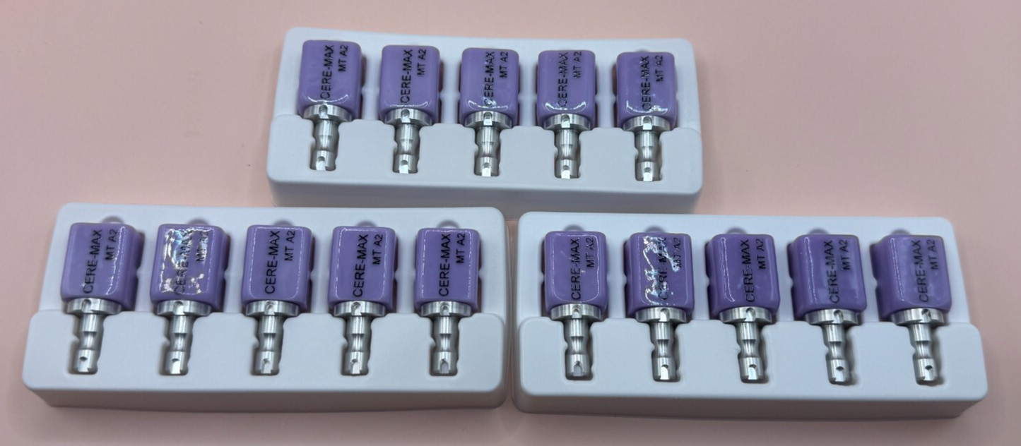 5 Pcs/Box MT C14 A2 Dental Glass Ceramic Lithium Dislicate Cerec Emax CAD CAM