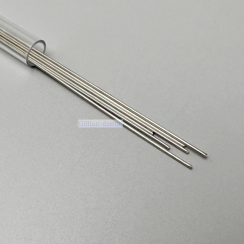 Dental Ortho Low Temperature Welding Rods Silver Soldering Wires 0.5/1.0mm