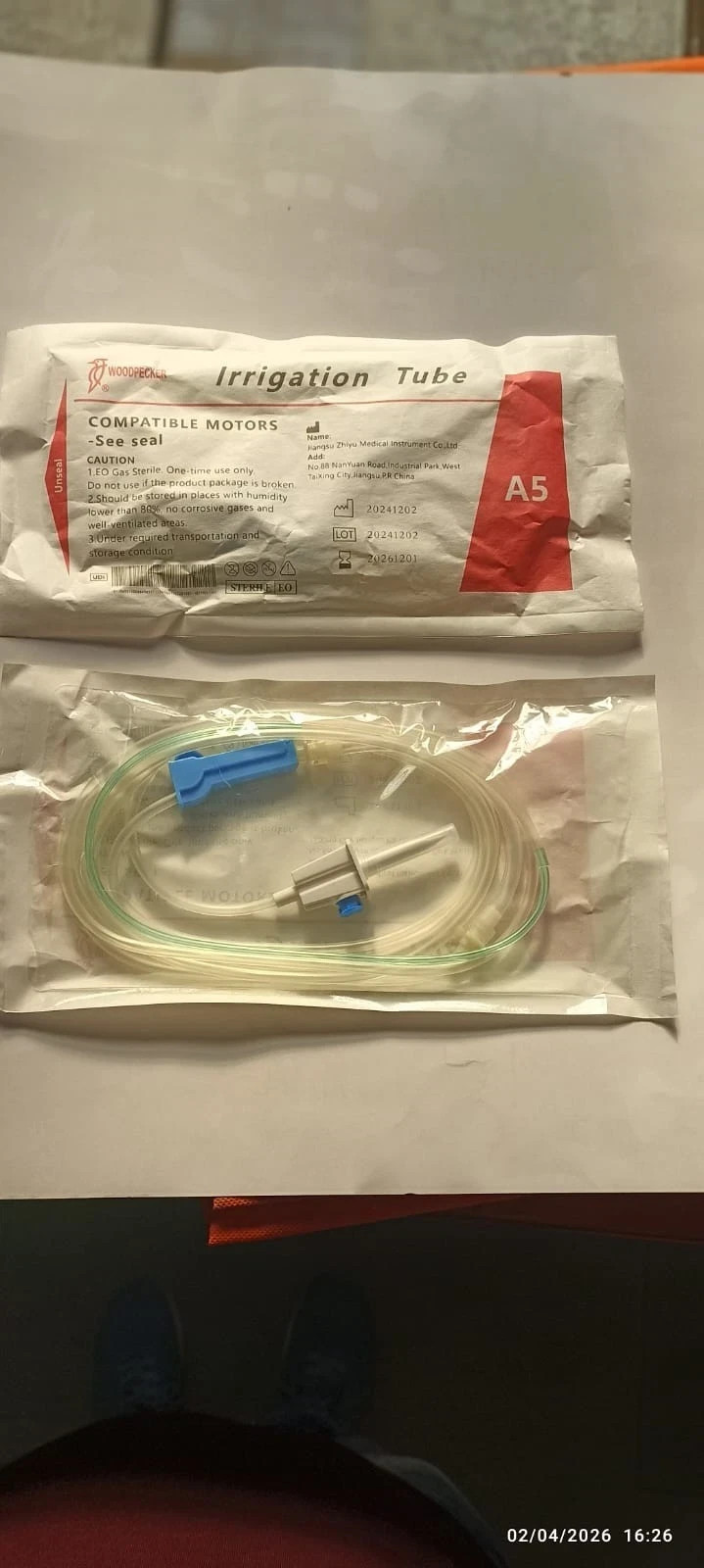 5 x Dental Woodpecker Irrigation Tubing Set Used in Oral Surgery & Implantology