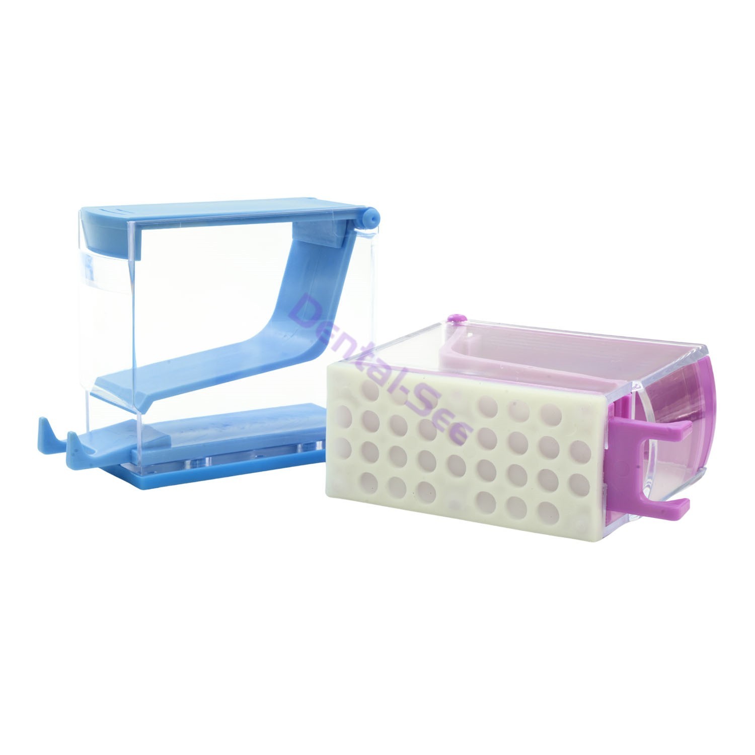 Dental Cotton Roll Dispenser Press Type Cotton Rolls Holder Hygienic Divider USA