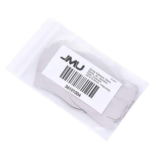 JMU #2 Stainless Steel Tofflemire Matrix Bands, 144/Bag