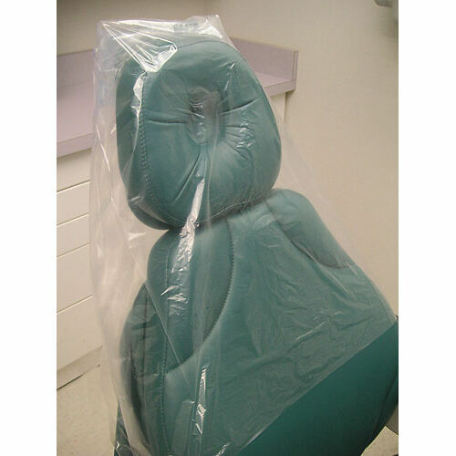 225 x 3 Pcs REDLAND Dental Half Chair Cover Sleeve 27.5″X24″ Clear Plastic