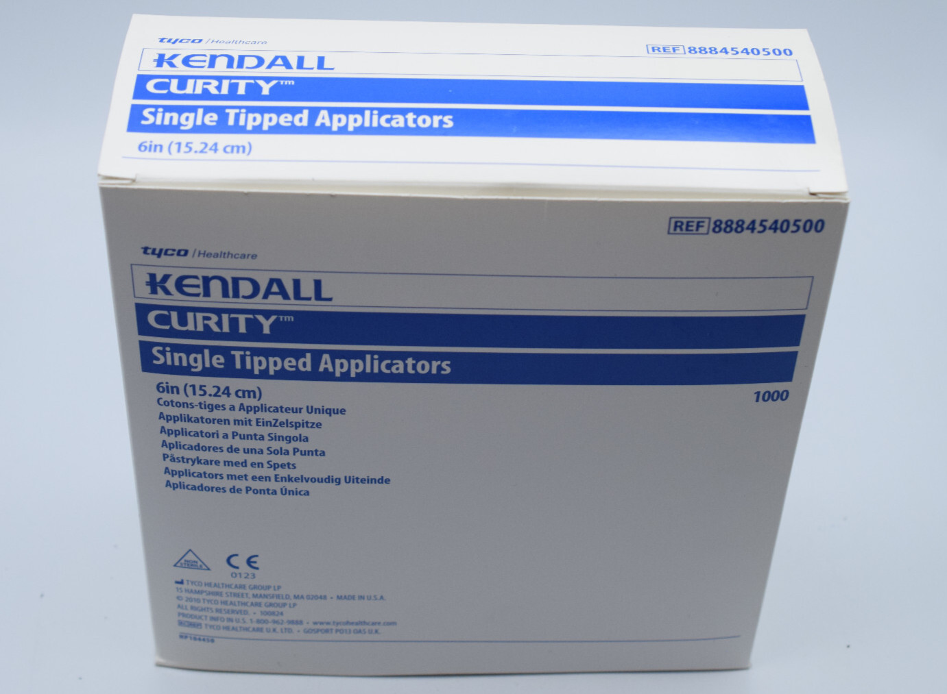 Kendall Curity Single Tipped Applicators 6″ 1000
