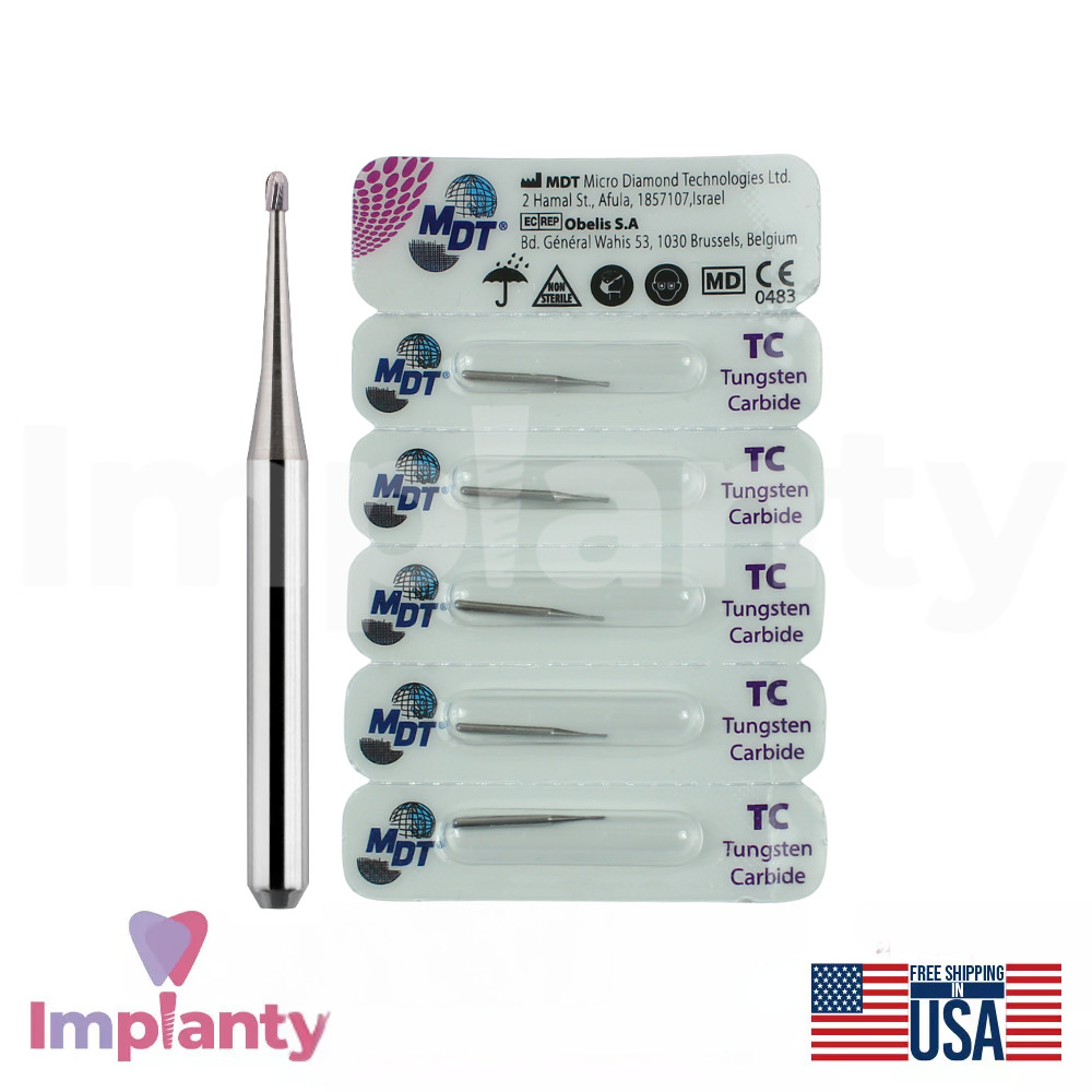 Dental MDT FG Carbide Pear Burs Cavity Preparation Restorative Dentistry