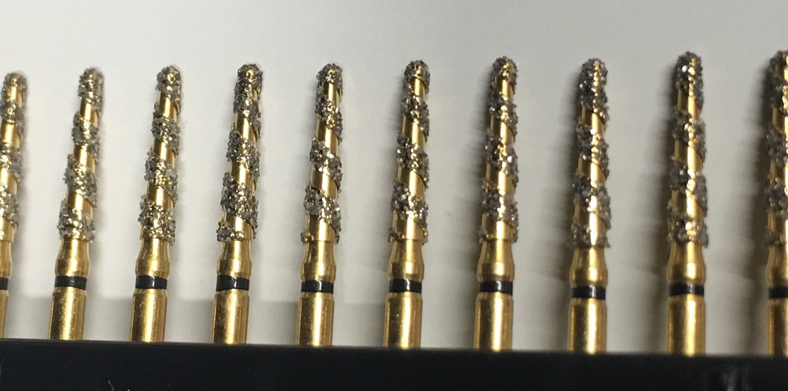 GH-198016xc /856-016xc 30X FG Gold DiamondBurs Triple Action crown & bridge prep